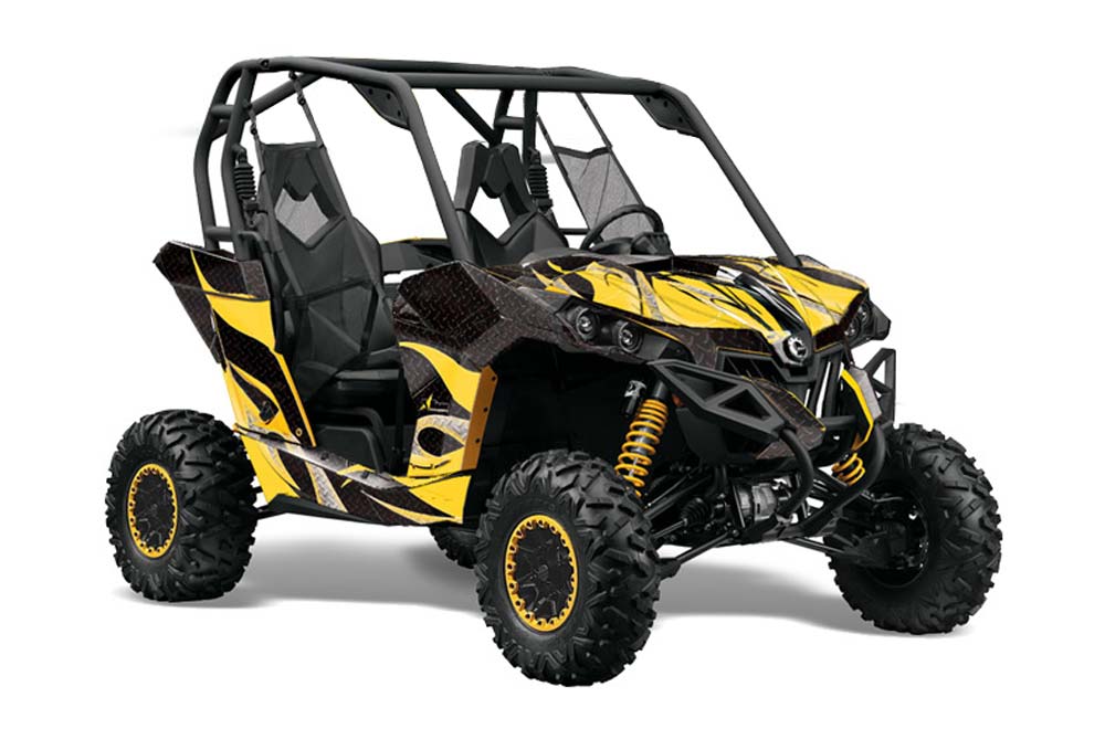 Can-Am Maverick 1000 X RS R Tribal Flame Graphic Kit