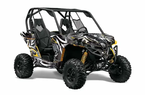 Can-Am Maverick 1000 X RS R with the Deaden Black graphic kit